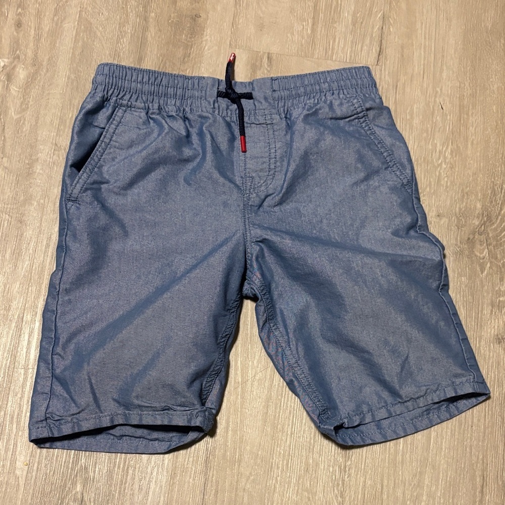 Levi's Kids Denim Print Blue Shorts